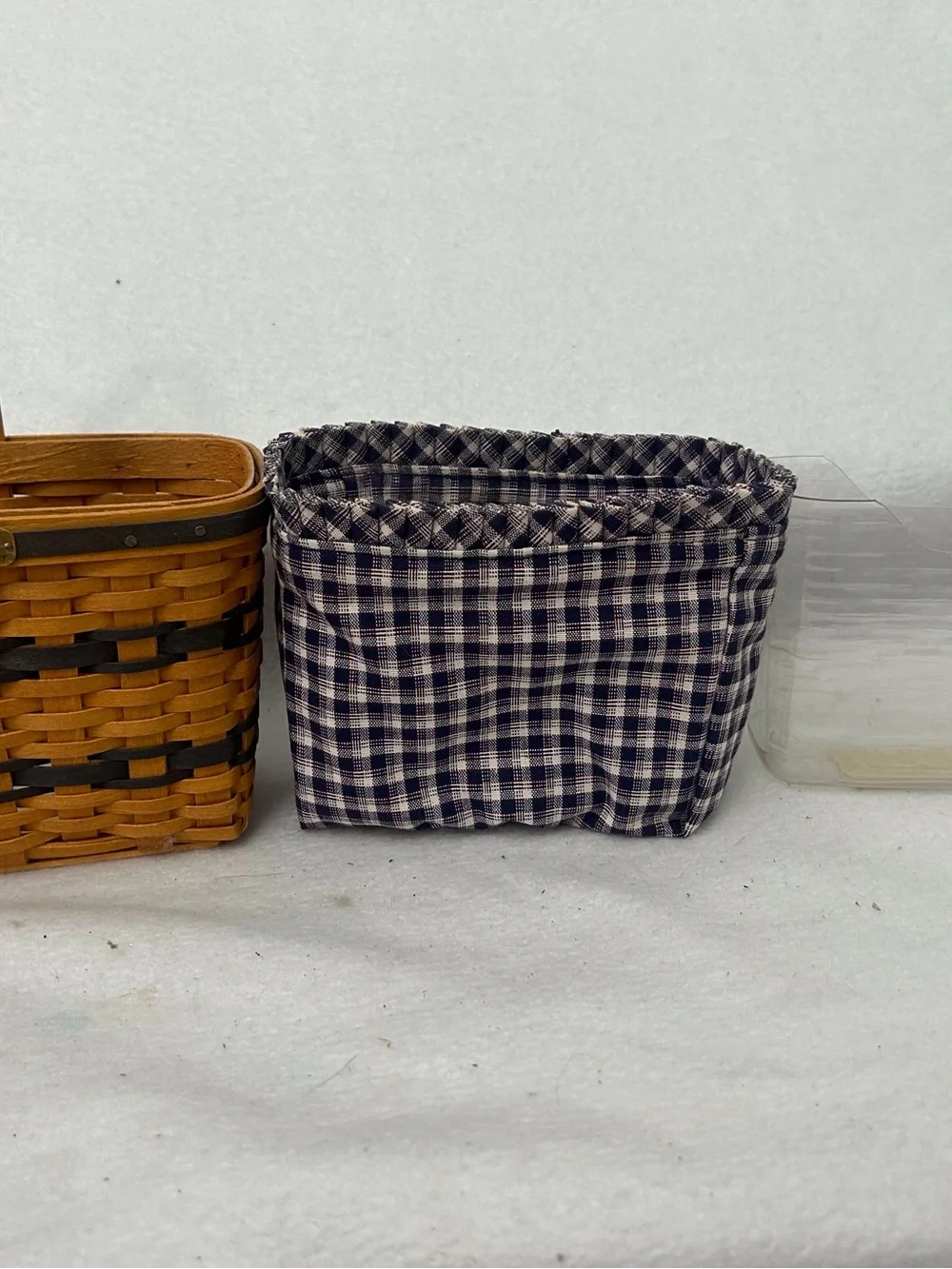 Longaberger J.W. Collection Miniature Bread & Milk Basket